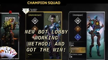HOW TO GET INTO BOT LOBBIES IN APEX LEGENDS SEASON 5 (WORKING) EASY WINS!