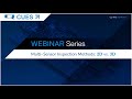 CUES Webinar Series: Multi–Sensor Inspection Methods: 2D vs 3D