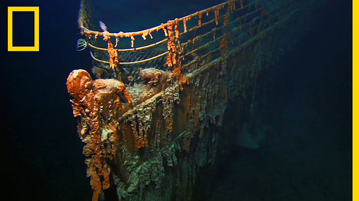 Mélange d'émotions lors de la découverte du Titanic