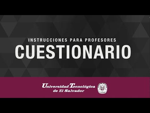 VIDEO TUTORIALES UTEC VIRTUAL - CUESTIONARIO