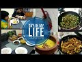 Lunch Vlog/Day in My Life/Simple Lunch/ബീഫ് തേങ്ങാ കൊത്ത് ഉലർത്ത് /വെണ്ടക്ക മെഴുക്കുപുരട്ടി/Cleaning