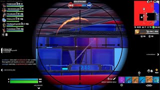 Red vs Blue Sniper Practice, Fortnite