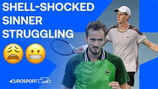 Imperious Daniil Medvedev leads Jannik Sinner by two sets 🐙 | Australian Open 2024 🇦🇺