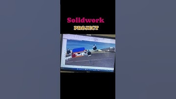 Student Solidworks project #solidworks #d #design #autocad #engineering #cad #cnc #mechanicaldesign