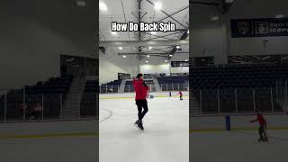 How do Back Spin #figureskate   #fypシ  #iceskater