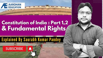 Indian Polity L 05 (Demo): Fundamental Rights by Saurabh Kr. Pandey (Aarohan Education Batch Course)