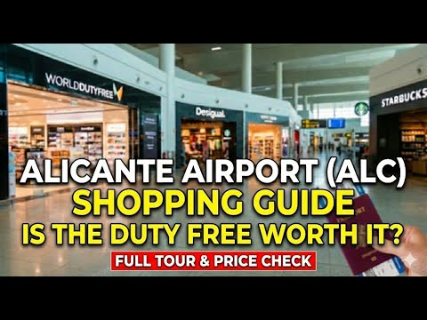 What’s Inside Alicante Airport? Departures & Shopping Tour