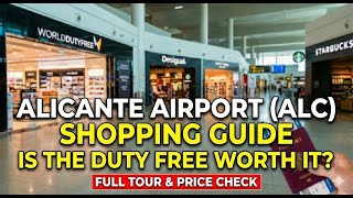 duty free tobacco alicante airport What's Inside Alicante Airport? Departures & Shopping Tour
