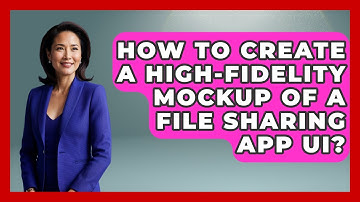 How To Create A High-fidelity Mockup Of A File Sharing App UI? - Graphic Design Nerd