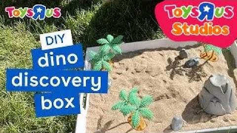 DIY: Make a Dino Discovery Box with Kinetic Sand! | Toys"R"Us
