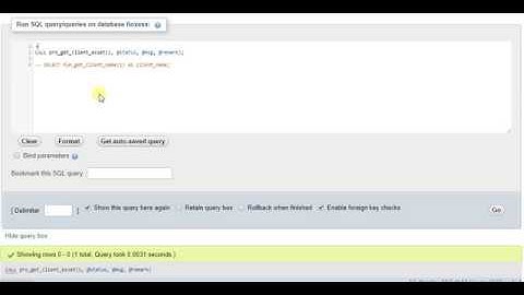 Mysql Stored Procedure & Function