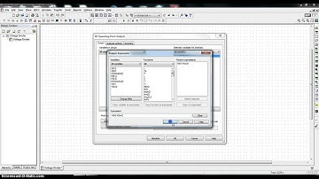 WDS T3 DC Operating Point Analysis