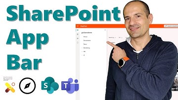 🧭 How to use the SharePoint App Bar in the Home site & Viva Connections