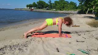 Beach Fitness | Reba On The Road | Core Exercises
