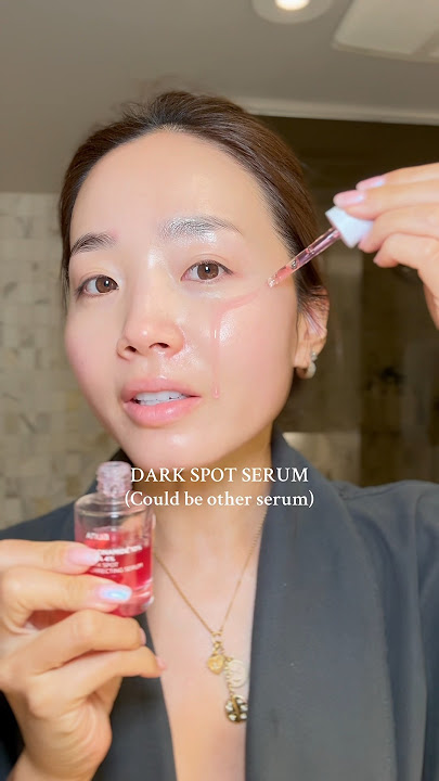 Correct way to layer AM skincare