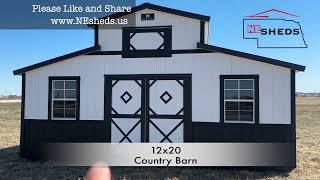 12x20 Country Barn   Grand Island Ne  Location | NE Sheds