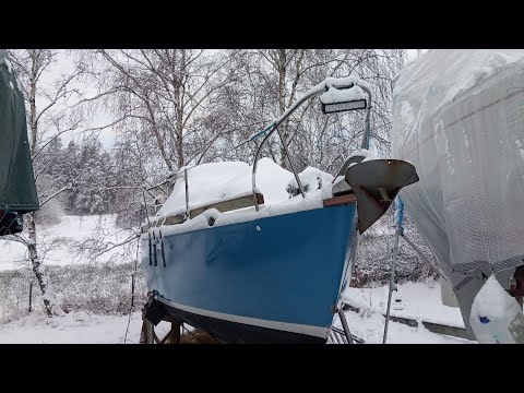 Hauling out for winter in Sweden