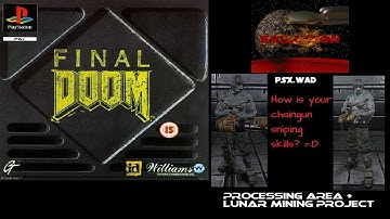 Final Doom: TNT Evilution - PSX Doom playthrough! - Part 04 (Chaingun Sniping)