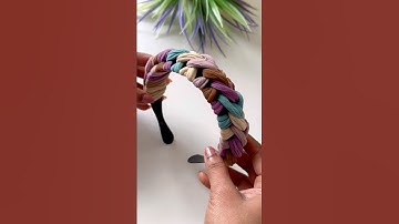 EENVOUDIGE DIY handgemaakte gehaakte haarband / HANDGEMAAKT HANDWERK / haarband #shorts #viral