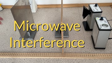 Microwave interference demonstration