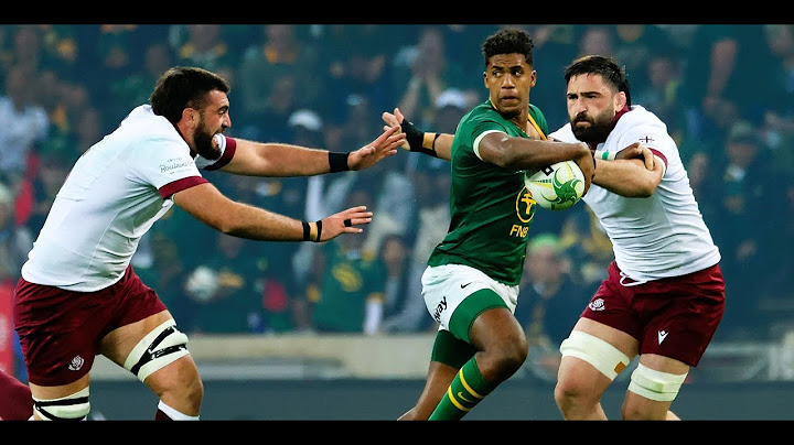 Highlights: Springboks v Georgia in Nelspruit