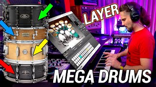 How To Layer BIG Drums Like The Pros WITH Hertz Drums!
