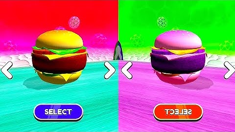 🍔😵🌈Going Balls Race Vs Reverse Video Gameplay Part 678QHR