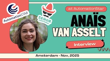 Interview with Anaïs van Asselt from #AutomationSTAR