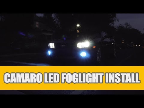 2010-2013 자동차 용 Chevy Camaro LED 안개등 업그레이드 및 설치
