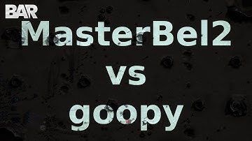 Goopy v.s. MasterBel2 | Comet Catcher Remake | Beyond All Reason 1v1 Replay Review