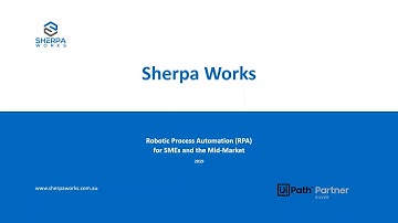 Sherpa Works Invoice Processing Using UiPath AI