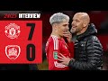 Ten Hag & Eriksen React to 7-0 Victory