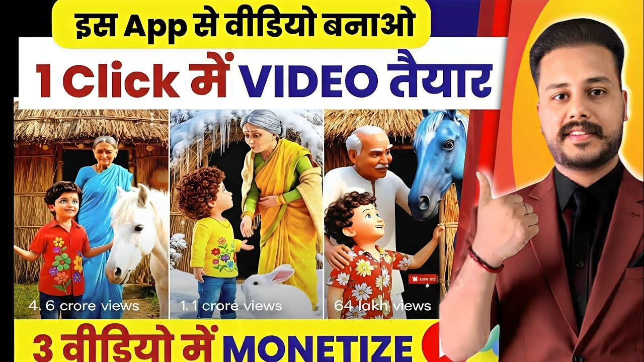 No Face❎No Voice ❎ Ai से Story Video बनाकर 3 दिन में MONETIZE💰AI Story Video Kaise Banaye | ai video
