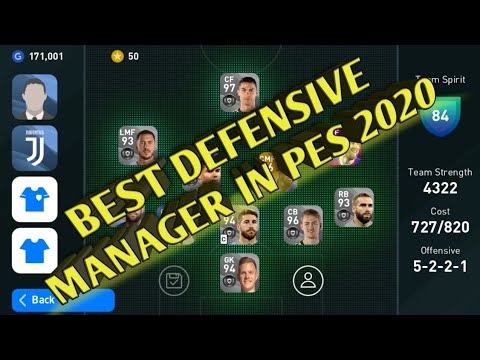 efootball pes 2020 best manager