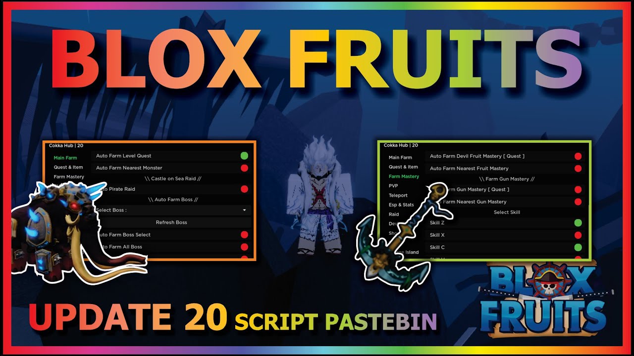 Blox Fruits Script Update 20 Auto Farm Sea Event Auto Leviathan