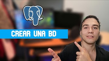 Crear una BASE de DATOS ➤ Crear primera TABLA ➤ PostgreSQL