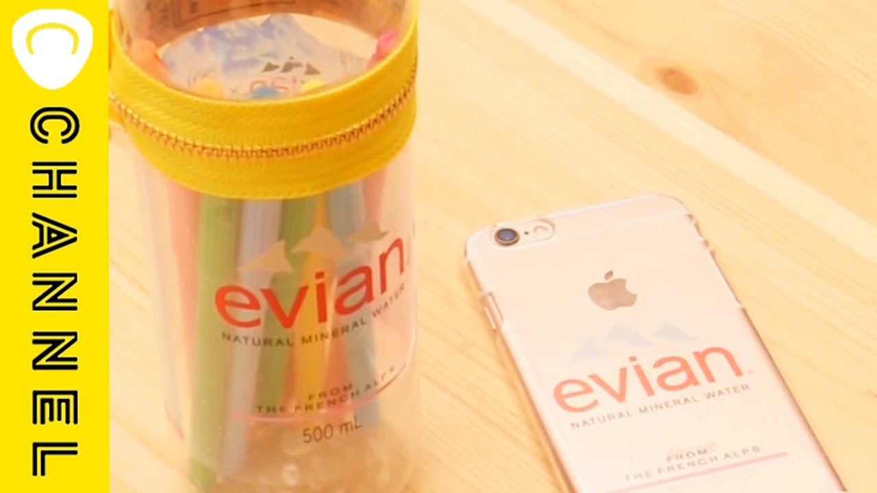 エビアンで 筆箱 Iphoneケース が完成 Evian S Pencil Case And Iphone Case Youtube