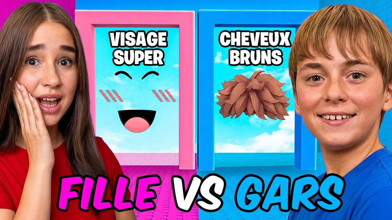 ROBLOX TU PRÉFÈRES, Mais FILLES Vs GARÇONS !! (Les Pires Choix)