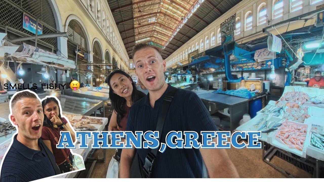 Афинская уличная еда и изысканные рестораны 🇬🇷 Акра + рынок морепродуктов