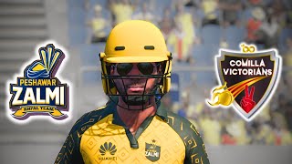 Sunny Bhai : Zaalim FINISHER 😱🔥| Peshawar Zalmi vs Comilla Victorians 🏏| PSL vs BPL | Cricket 19