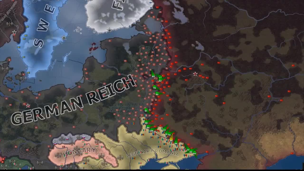 Hoi4 Timelapse An Axis Victory (Timelapse Unit Display) YouTube