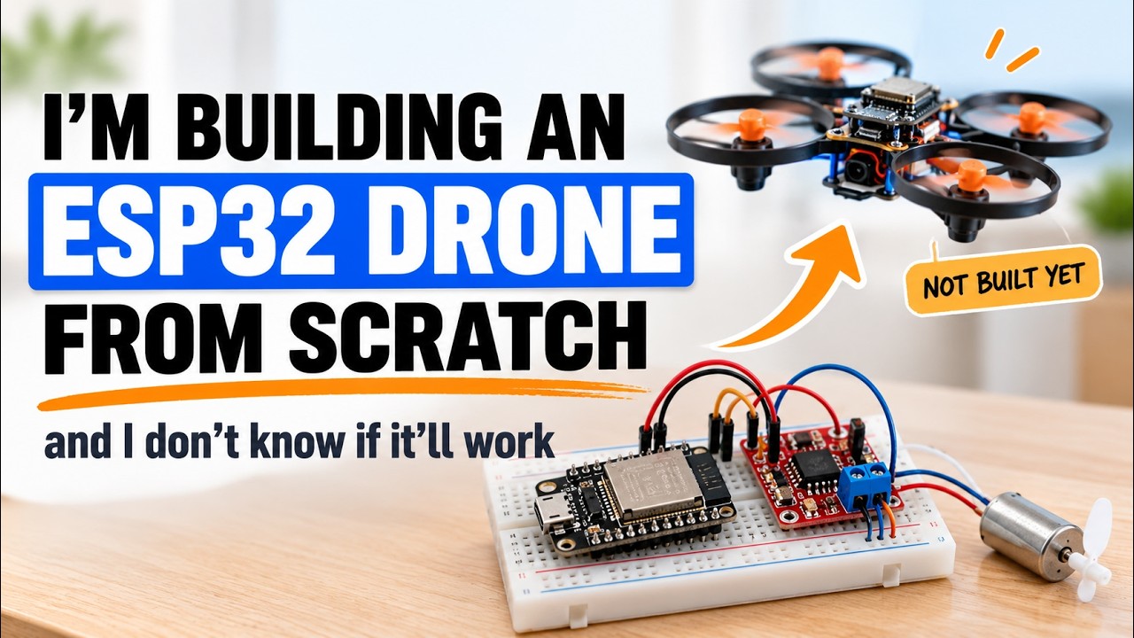 Qwe R I’m Building an ESP32 Drone From Scratch And I Don’t Know If It’ll Work ...
