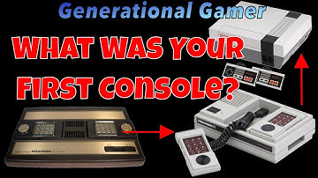 What was your first console?  Mine Was A Mattel Intellivision And It Still Works Today!