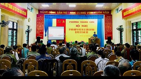 Tập huấn nghiệp vụ PCCC cho lực lượng dân phòng, đội PCCC cơ sở phường Thanh Sơn