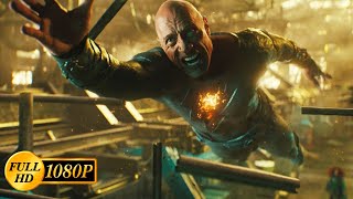 Dwayne Johnson and the Justice Society of America fight a terrorist organization \/ Black Adam (2022)