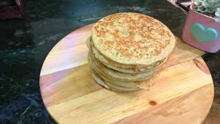 خبز المقلاه المغربي بدون حليب وبيض في خمس دقايق بس (هوبا في المطبخ)