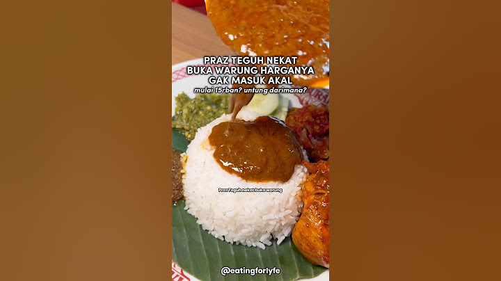 PRAZ TEGUH NEKAT BUKA WARUNG HARGANYA GAK MASUK AKAL MULAI 15K UNTUNG DARIMANA ⁉️ #kulinerkemang