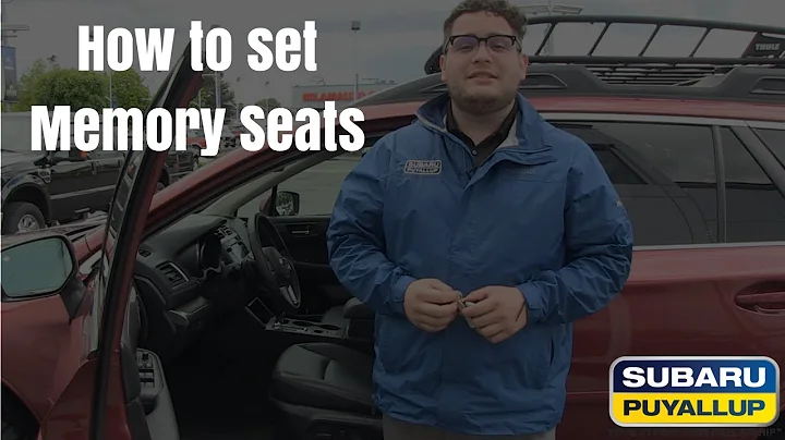 How to Set Memory Seats in a 2017 Subaru Outback