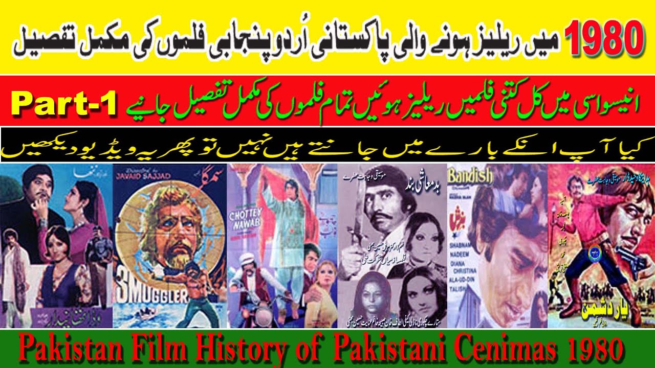 Pakistani Complete Film List 1980:Pakistani Cinema in the 1980s