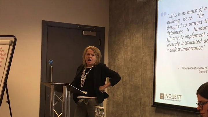 INQUEST's Deborah Coles speaks on intoxication and...